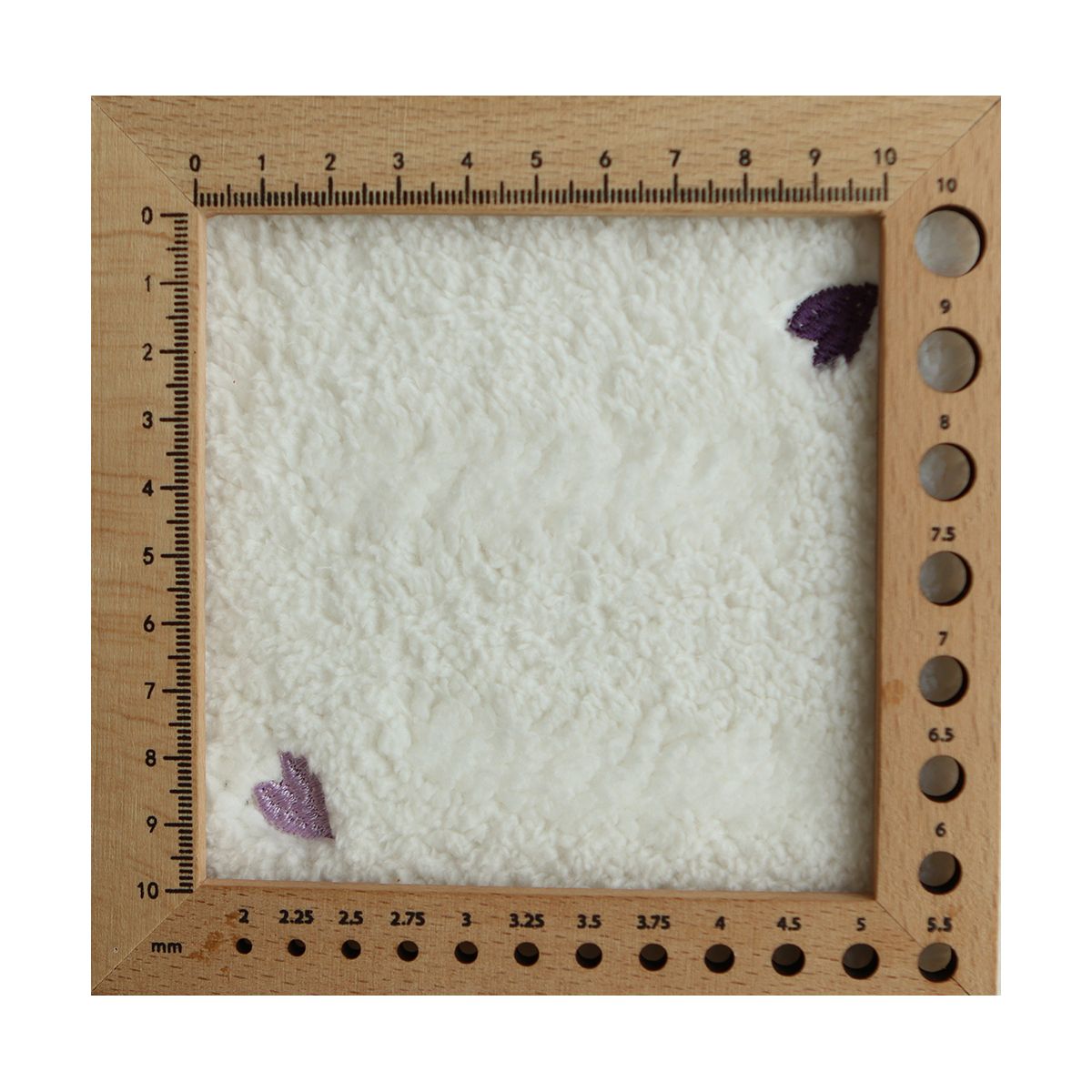 Teddy / moumoute sherpa bouclettes broderies coeurs Teddy / moumoute sherpa bouclettes broderies coeurs