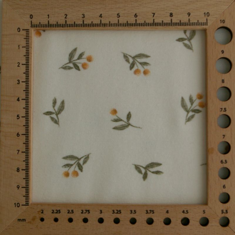 copy of Jersey coton à motif forêt ours brun