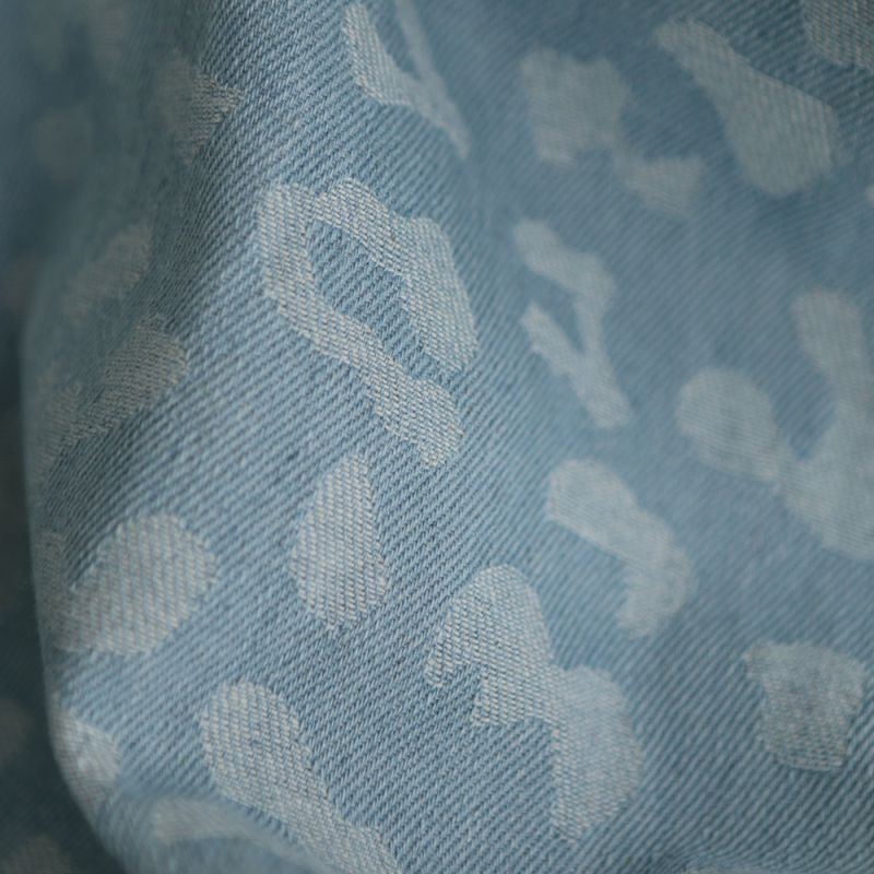 Jean coton 330gr jacquard bleached Graou