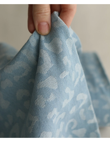 Jean coton 330gr jacquard bleached Graou