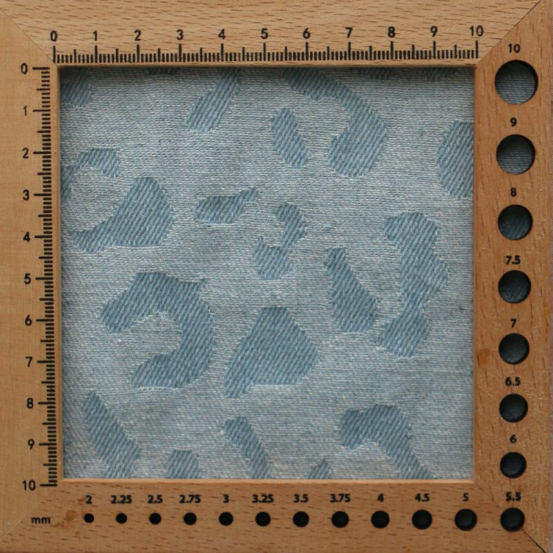 Jean coton 330gr jacquard bleached Graou