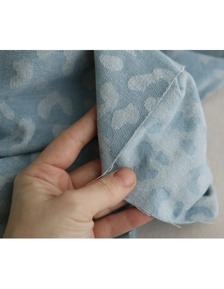 Jean coton 330gr jacquard bleached Graou