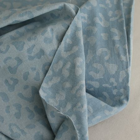 Jean coton 330gr jacquard bleached Graou