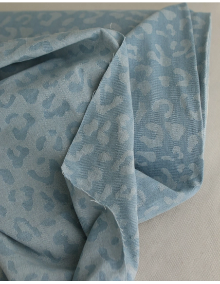 Jean coton 330gr jacquard bleached Graou