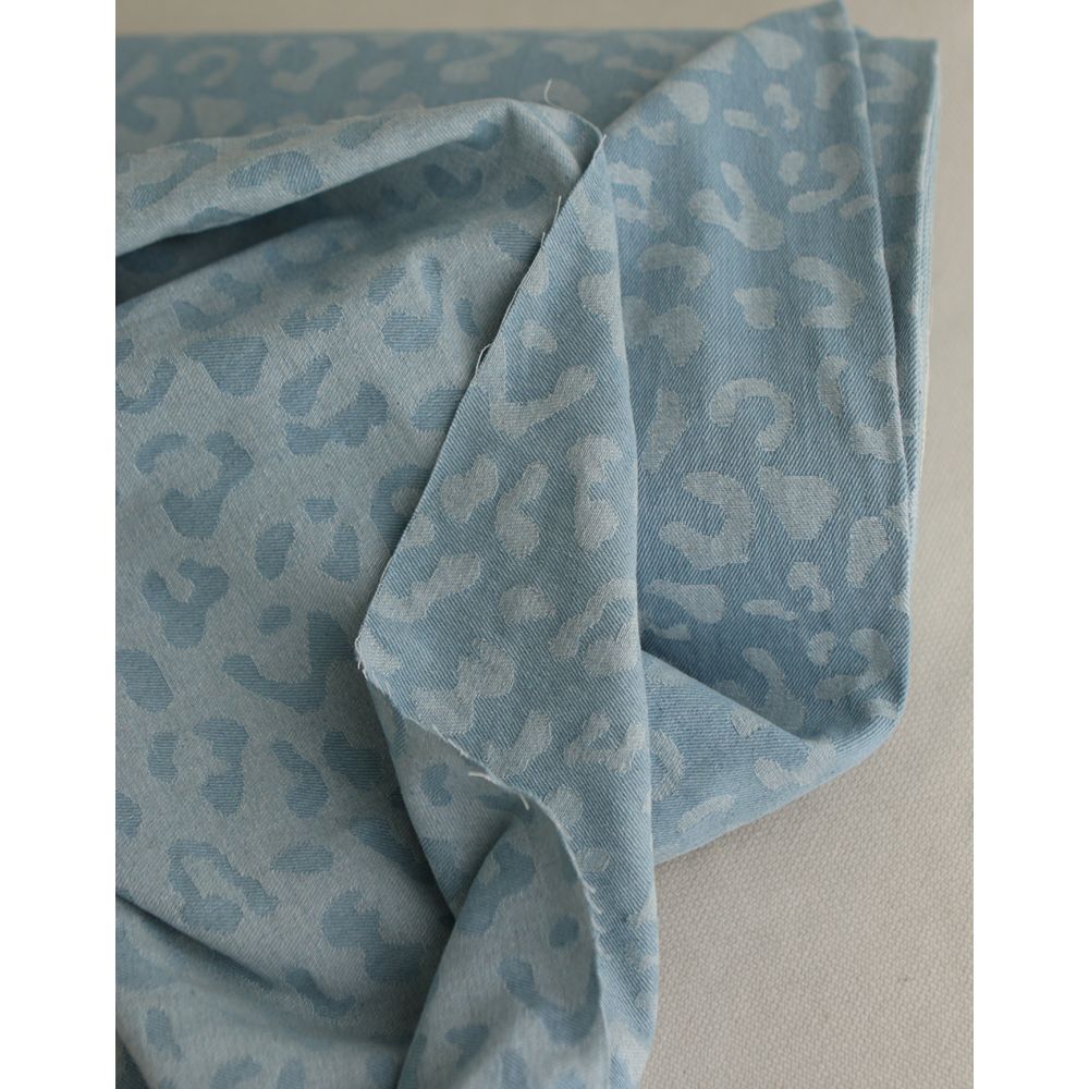 Jean coton 330gr jacquard bleached Graou