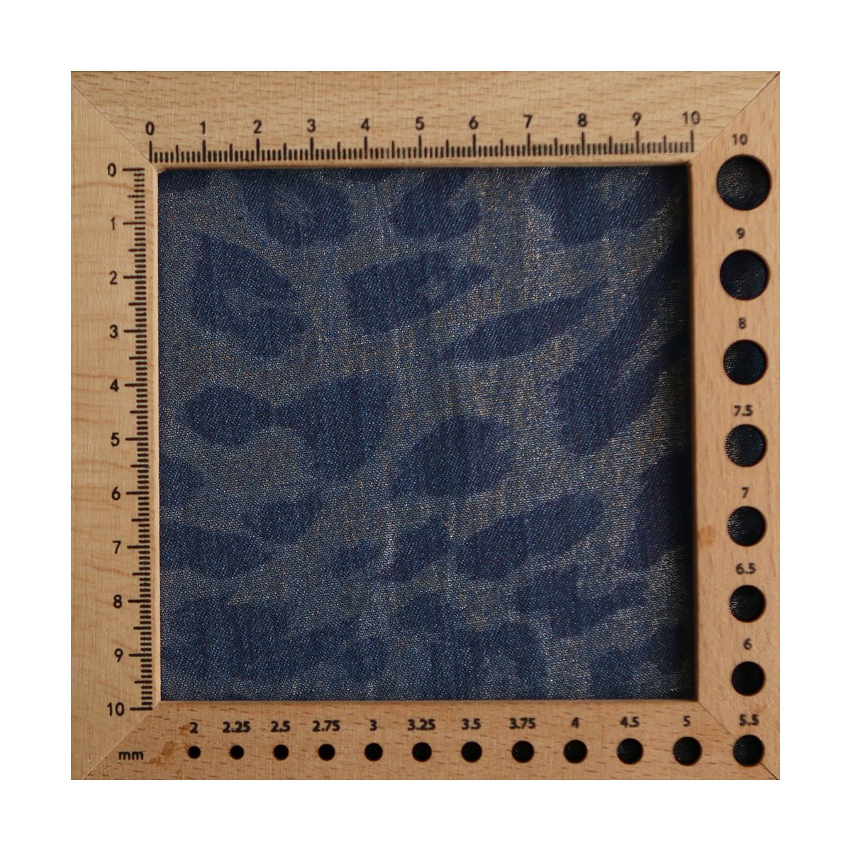 Jean denim léger coton 120gr imprimé foil Graou Jean denim léger coton 120gr imprimé foil Graou
