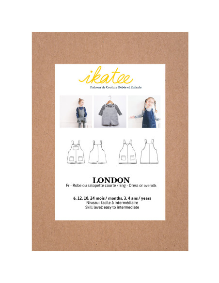 Pochette patron Ikatee LONDON 6M-4A