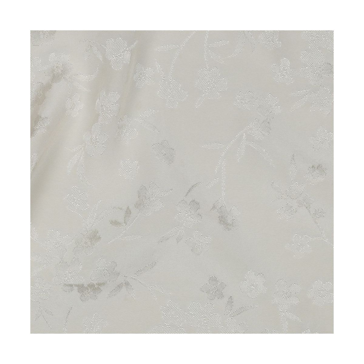 Jasmine - Viscose tissage jacquard fleuri écru Jasmine - Viscose tissage jacquard fleuri écru
