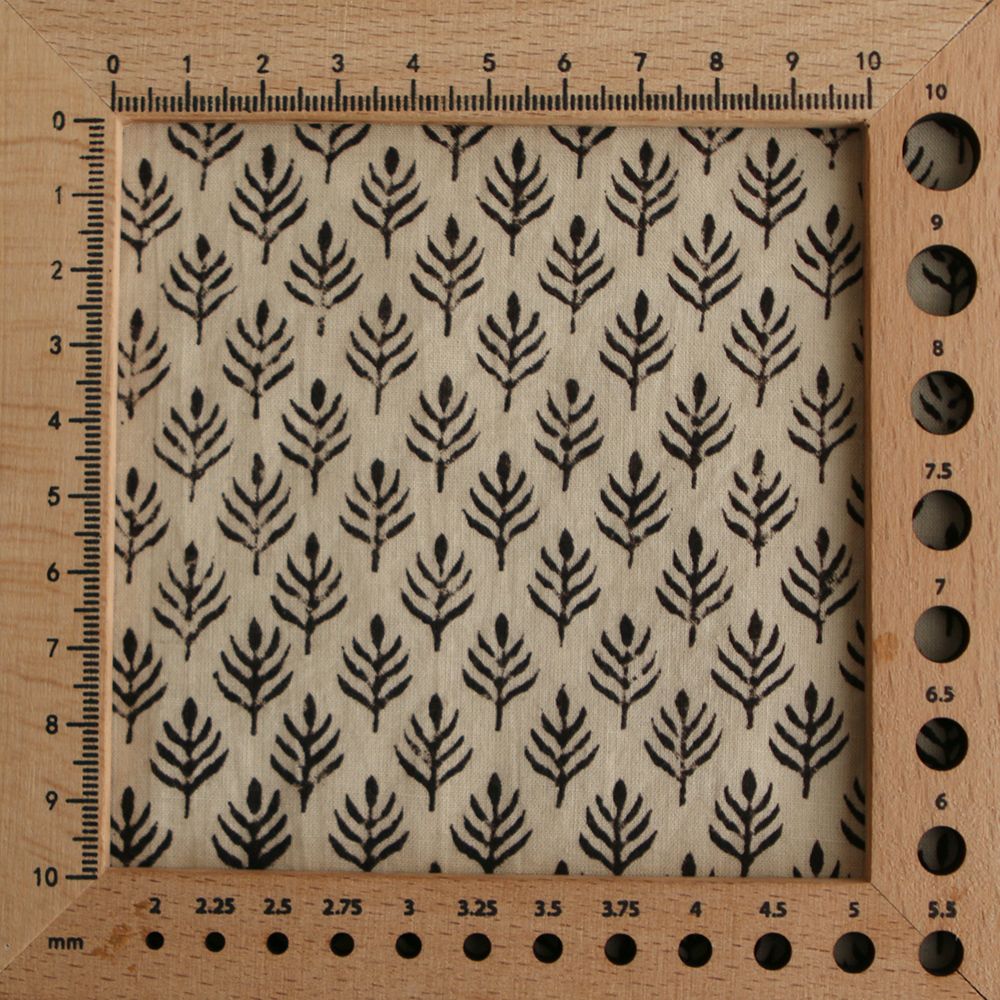 Kamala B - Tissu indien coton hand block traditionnel