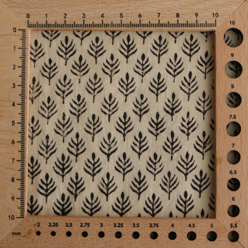 Kamala B - Tissu indien coton hand block traditionnel