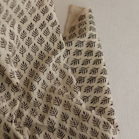 Kamala B - Tissu indien coton hand block traditionnel Kamala B - Tissu indien coton hand block traditionnel