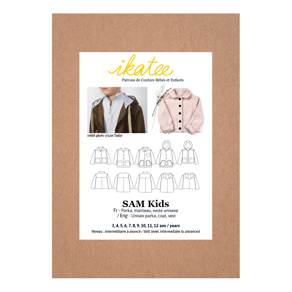 Pochette patron Ikatee SAM 6M-4A