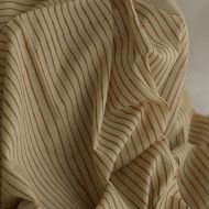 Tissu indien coton hand block traditionnel rayures