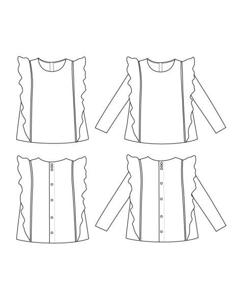 Pochette patron Ikatee HIBISCUS kids 3A-12A