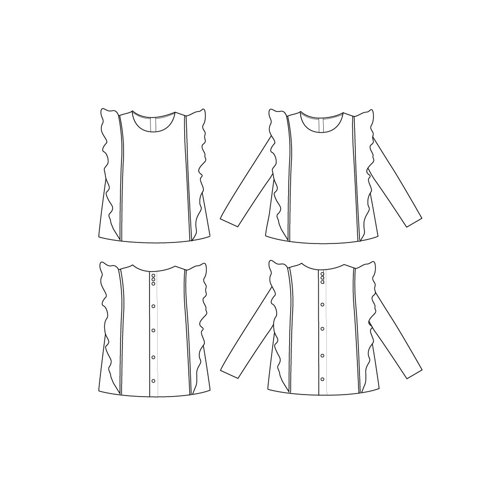 Pochette patron Ikatee HIBISCUS kids 3A-12A