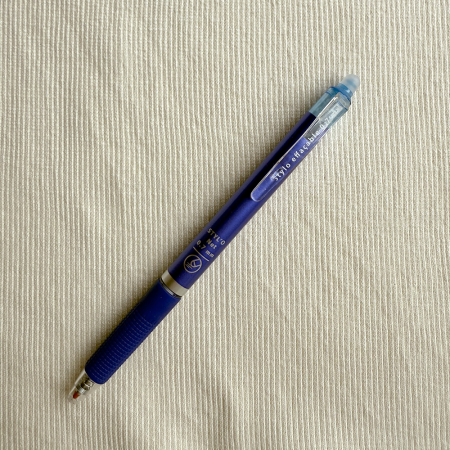 Stylo à friction effaçable à la chaleur 7mm Bleu