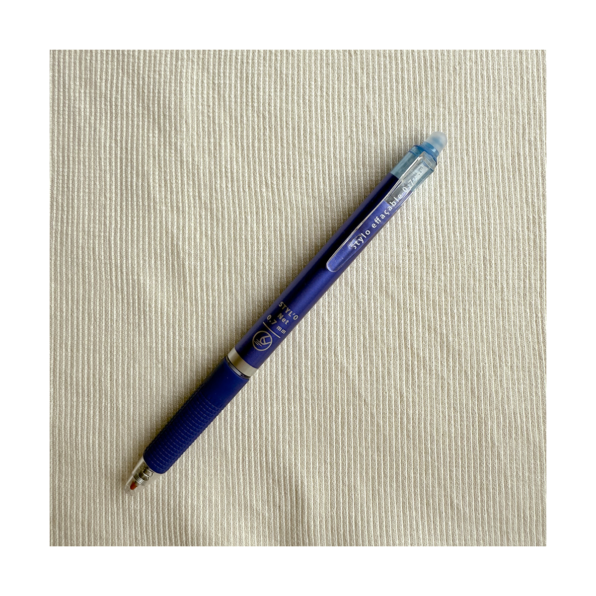 Stylo à friction effaçable à la chaleur 7mm Bleu Stylo à friction effaçable à la chaleur 7mm Bleu