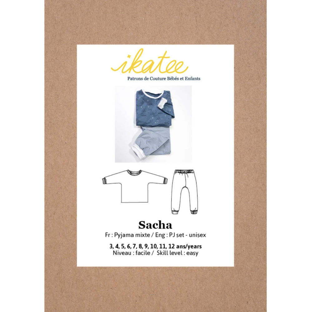 Pochette patron Ikatee SACHA kids 3A-12A