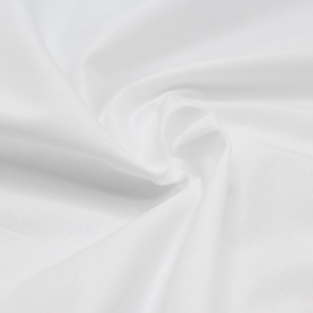 Popeline de coton douce qualité SWEET coloris uni blanc Popeline de coton douce qualité SWEET coloris uni blanc