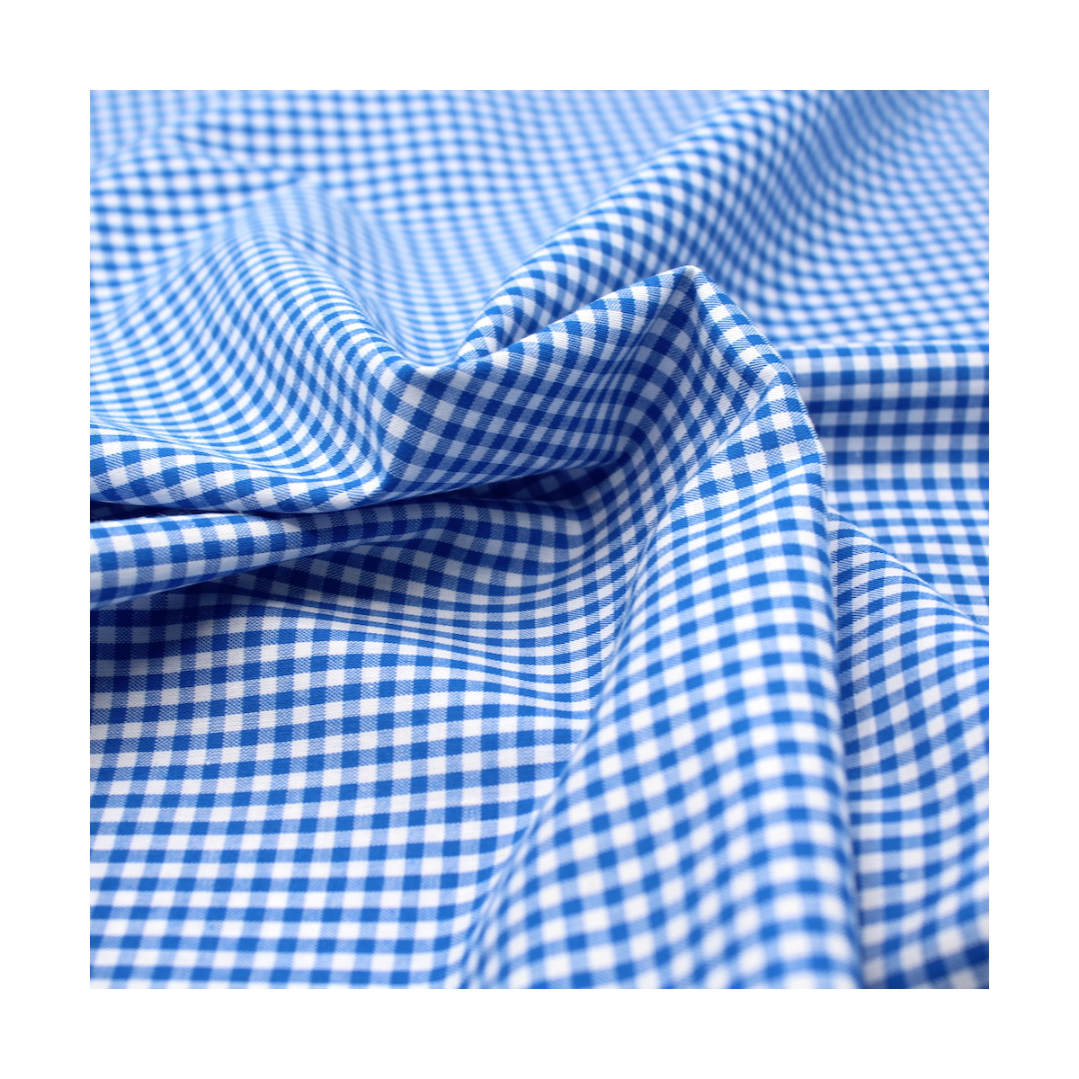 Coton vichy carreaux 2.7mm bleu royal Coton vichy carreaux 2.7mm bleu royal