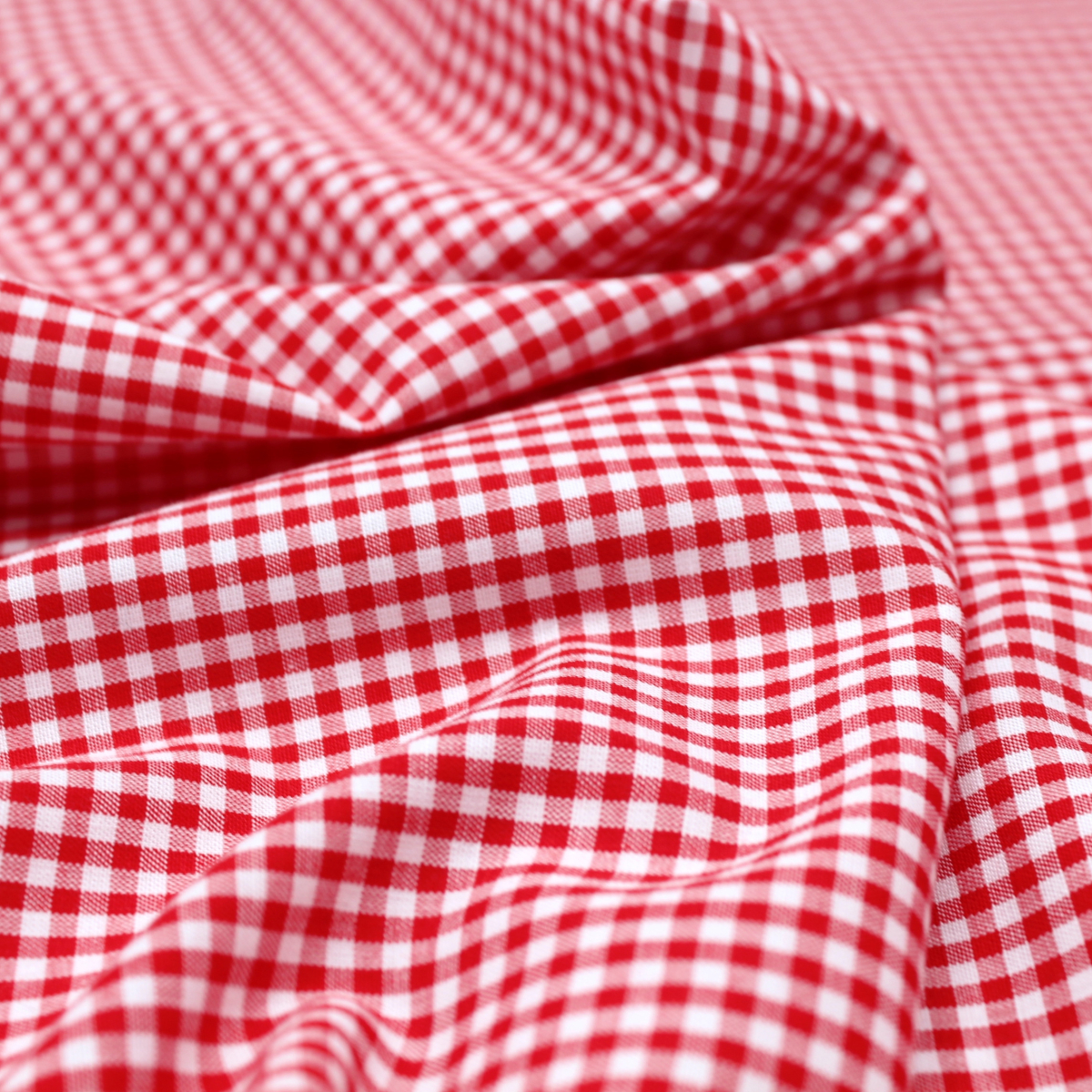 Coton vichy carreaux 2.7mm rouge Coton vichy carreaux 2.7mm rouge
