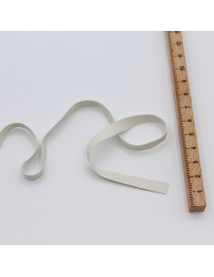 Elastique plat souple 6mm sans LATEX blanc x 1m 2