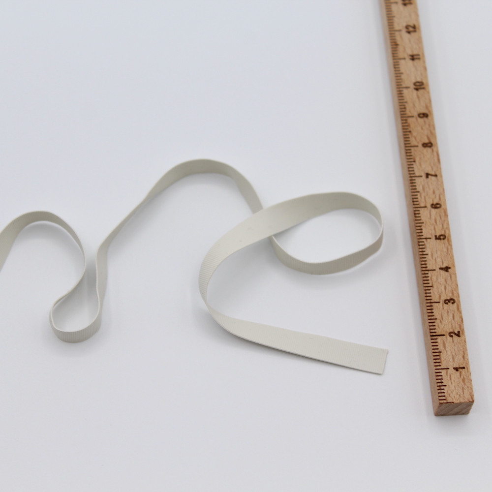 Elastique plat souple 6mm sans LATEX blanc x 1m