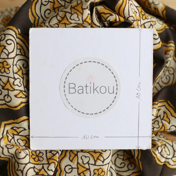 Rani - Tissu indien coton hand block traditionnel