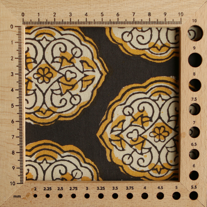 Rani - Tissu indien coton hand block traditionnel