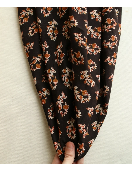 Kajal B - Tissu indien coton hand block traditionnel