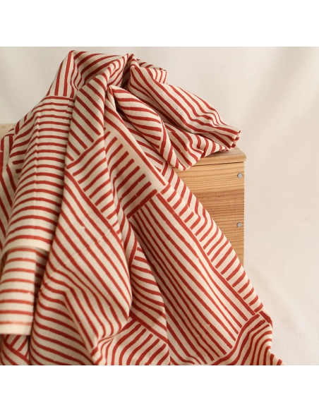 copy of Charvi - Tissu indien coton hand block traditionnel