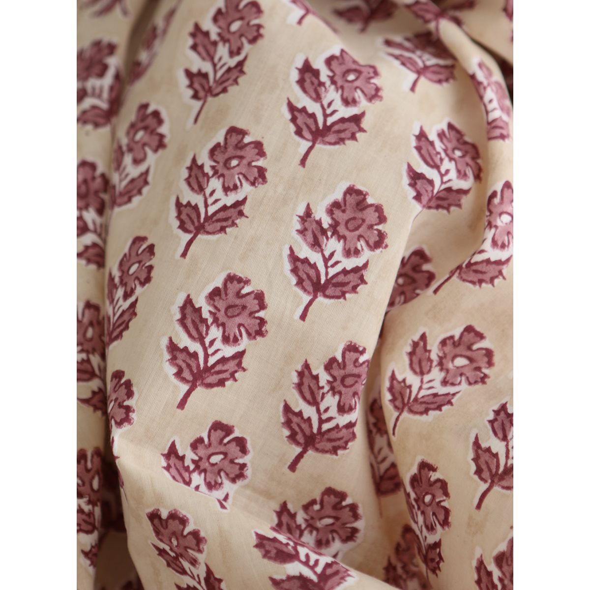 Diya B - Tissu indien coton hand block traditionnel Diya B - Tissu indien coton hand block traditionnel