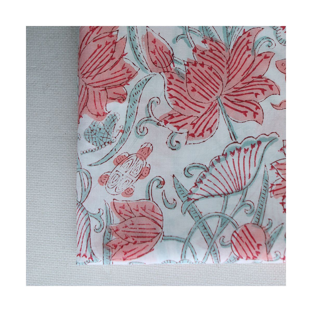Yamini - Tissu indien coton hand block traditionnel Yamini - Tissu indien coton hand block traditionnel