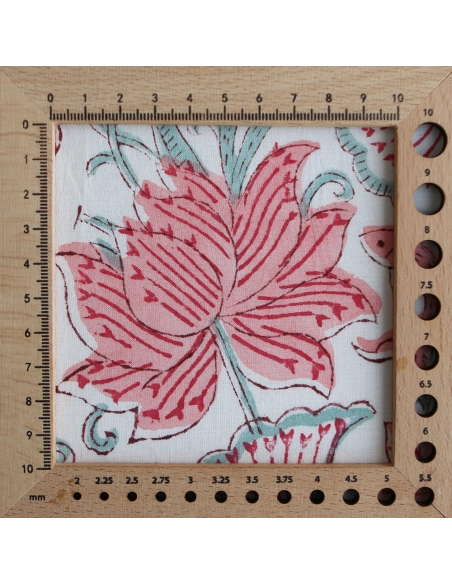 Yamini - Tissu indien coton hand block traditionnel