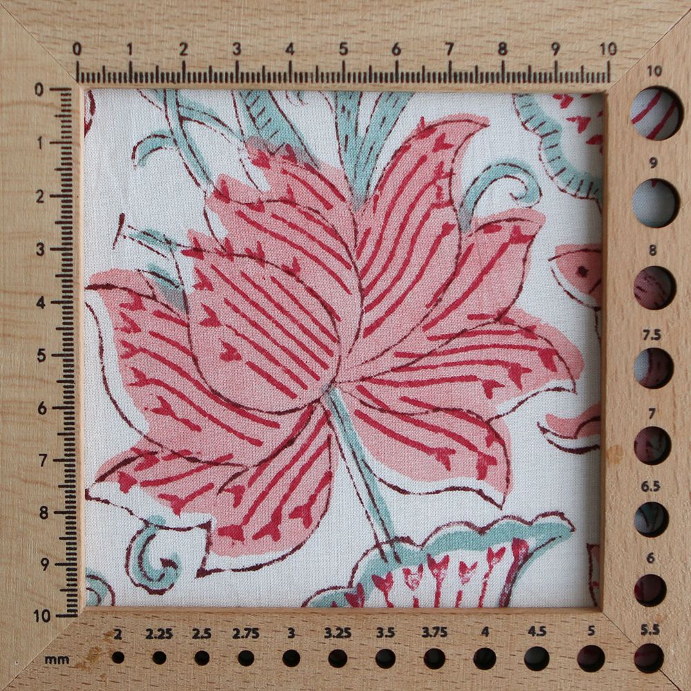 Yamini - Tissu indien coton hand block traditionnel