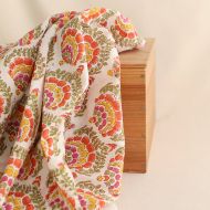 Ravi - Tissu indien coton hand block traditionnel