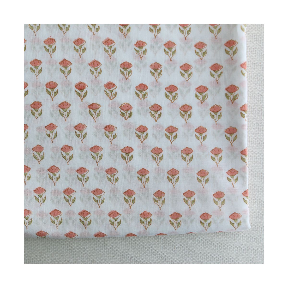 Anika B - Tissu indien coton hand block traditionnel Anika B - Tissu indien coton hand block traditionnel