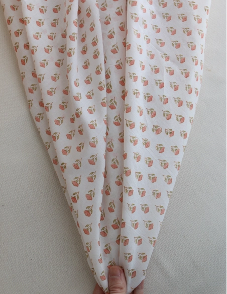 Anika B - Tissu indien coton hand block traditionnel