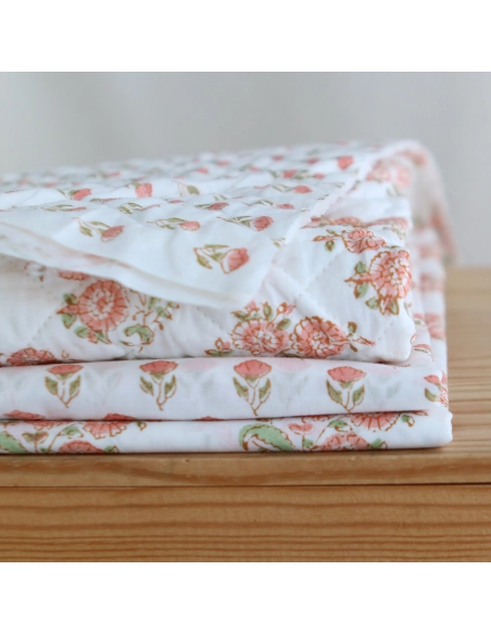 Anika B - Tissu indien coton hand block traditionnel