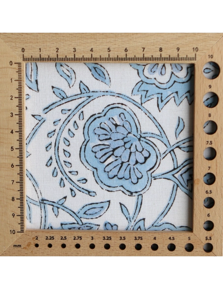 Amayra - Tissu indien coton hand block traditionnel