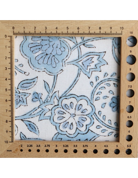 Amayra - Tissu indien coton hand block traditionnel