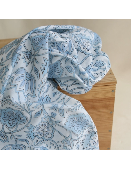 Amayra - Tissu indien coton hand block traditionnel
