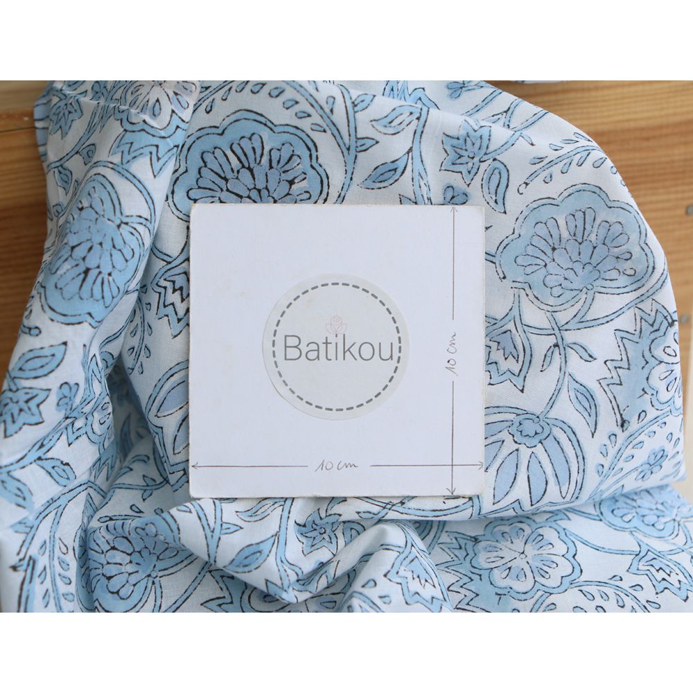 Amayra - Tissu indien coton hand block traditionnel