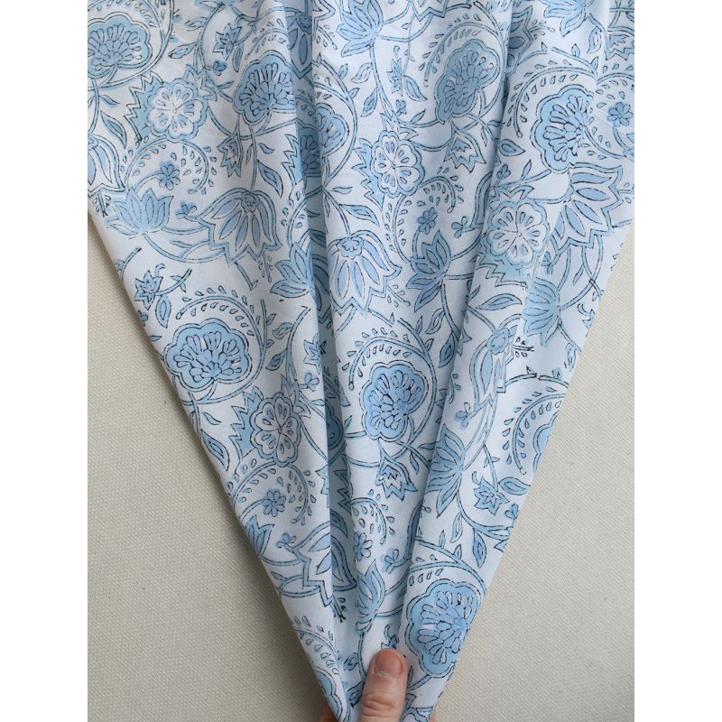 Amayra - Tissu indien coton hand block traditionnel