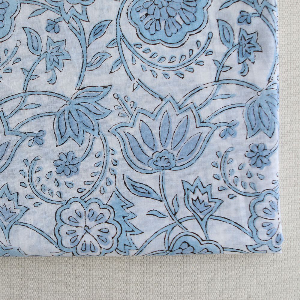 Amayra - Tissu indien coton hand block traditionnel