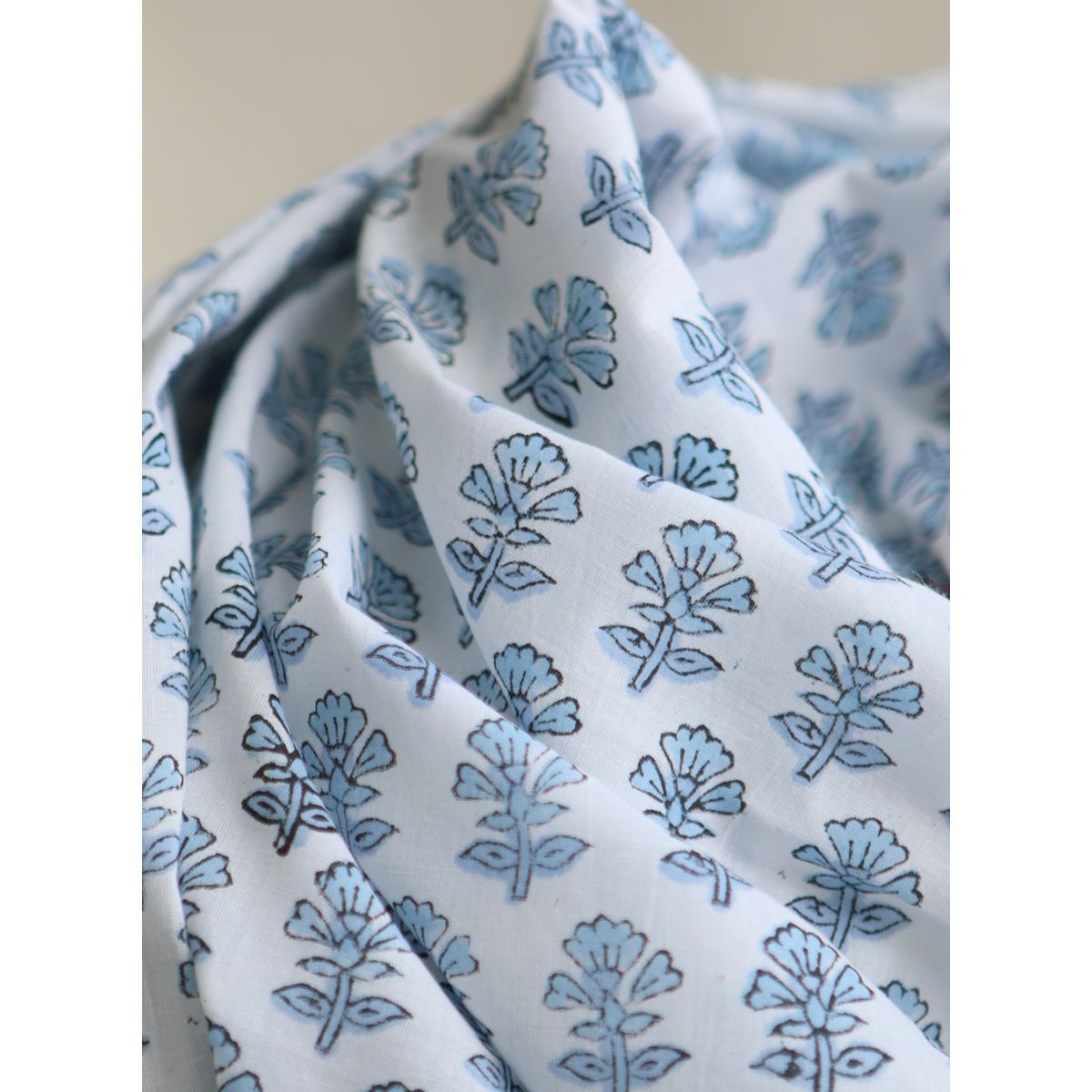 Amayra B - Tissu indien coton hand block traditionnel Amayra B - Tissu indien coton hand block traditionnel