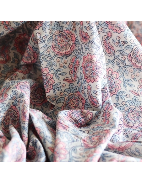 copy of Amayra B - Tissu indien coton hand block traditionnel