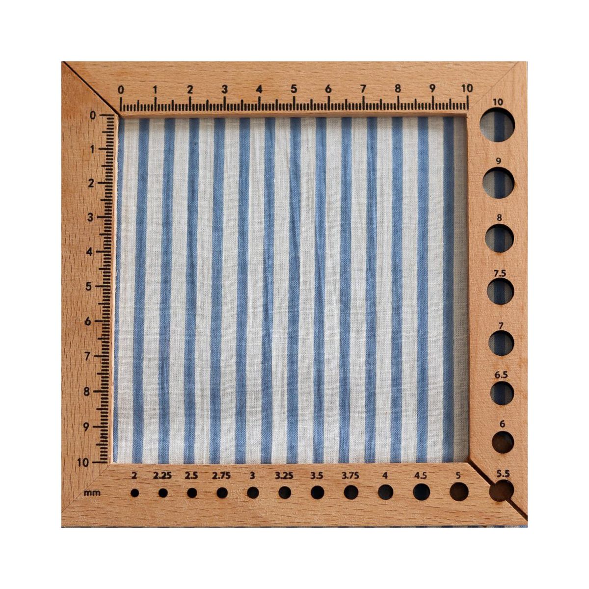 Rayures bleu - Tissu indien coton hand block traditionnel Rayures bleu - Tissu indien coton hand block traditionnel