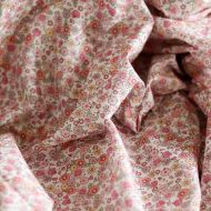 Emilie - Batiste de coton SILKYNE à imprimé fleuri rose