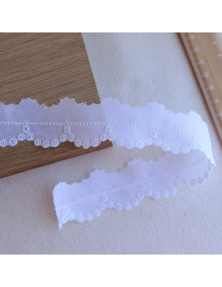 copy of Galon coton broderie écru52mm x1m